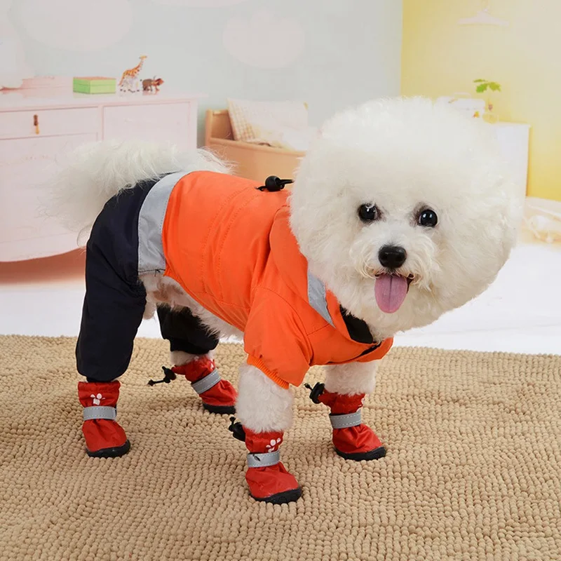 Dog Winter Clothes Dog Windproof Warm Jumpsuit Pet Down Jacket Coat Large Dog Clothes Chihuahua Bulldog