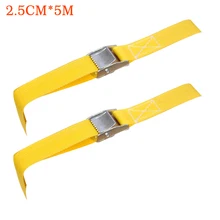 2 шт. с пряжкой крепления из цинкового сплава сверхмощный автомобильный грузовой крепеж грузовик багаж Натяжной канат трещотка ремень привязать ремень сильный