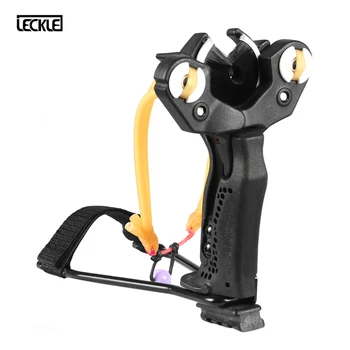 

2020 Powerful Archery Slingshot With Arrow Rest And Wrist Support High Quality Nylon Outdoor Hunting Shooting Catapult CS Games