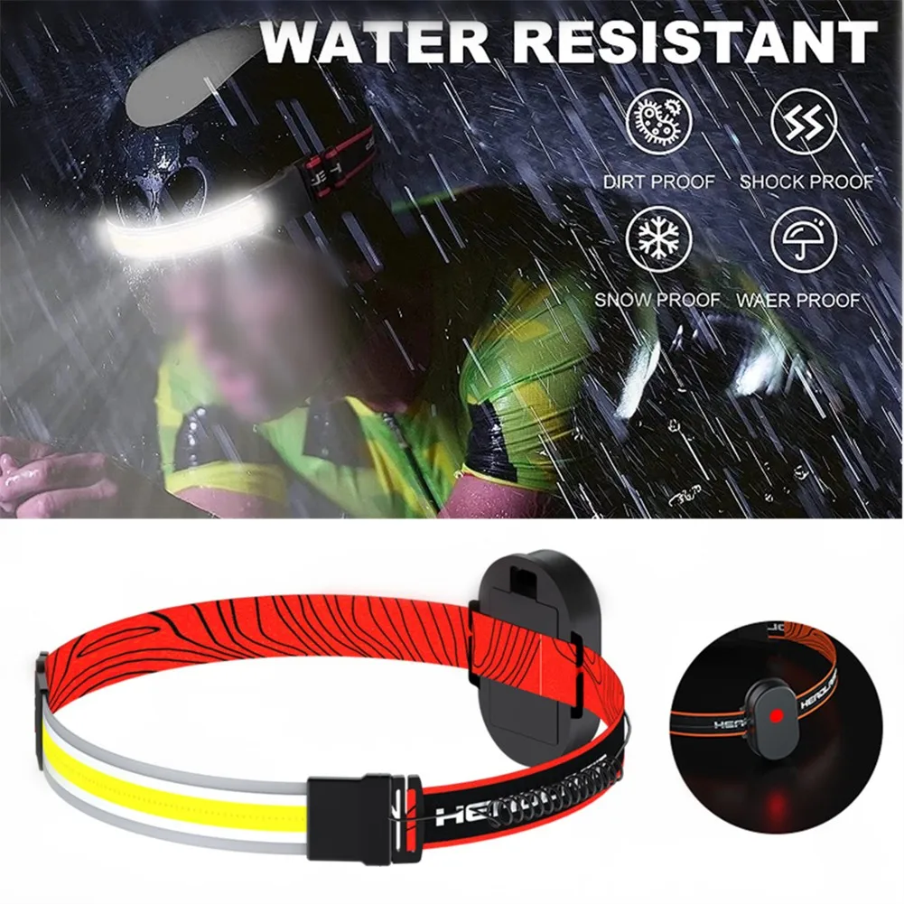 Налобный фонарь 10000 лм светодиодный налобный водонепроницаемая полоса