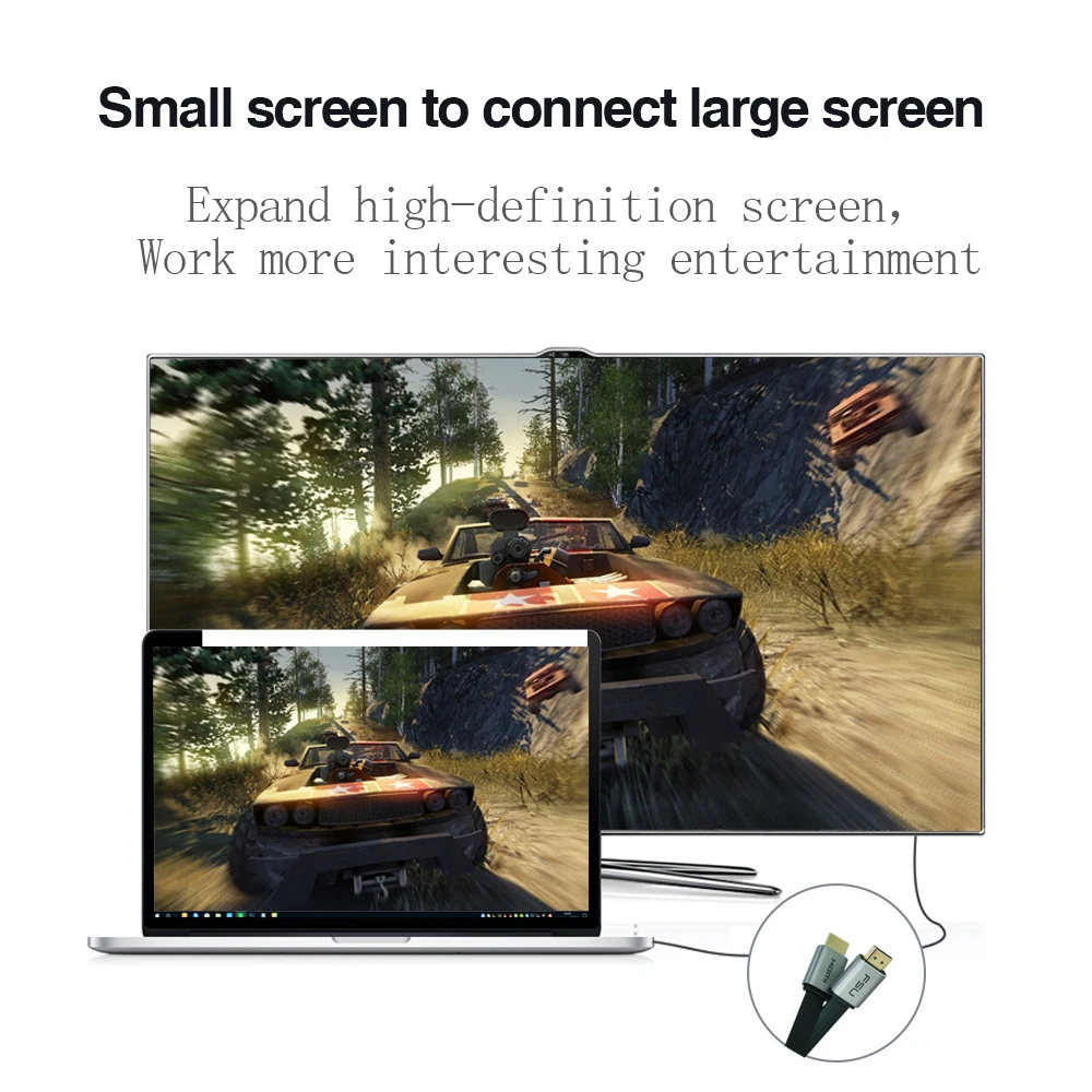 FSU HDMI кабель 4K V2.0 Slim для HD TV компьютера ноутбука PS4 проектора 0 5 м 1 2 3 поддержка 3D