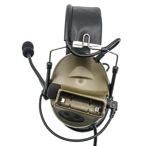 TCIHEADSET 전술 헤드셋, 소음 감소 헤드폰, 사냥 청력 보호 귀마개, Comtac II Airsoft 군용 헤드셋 2