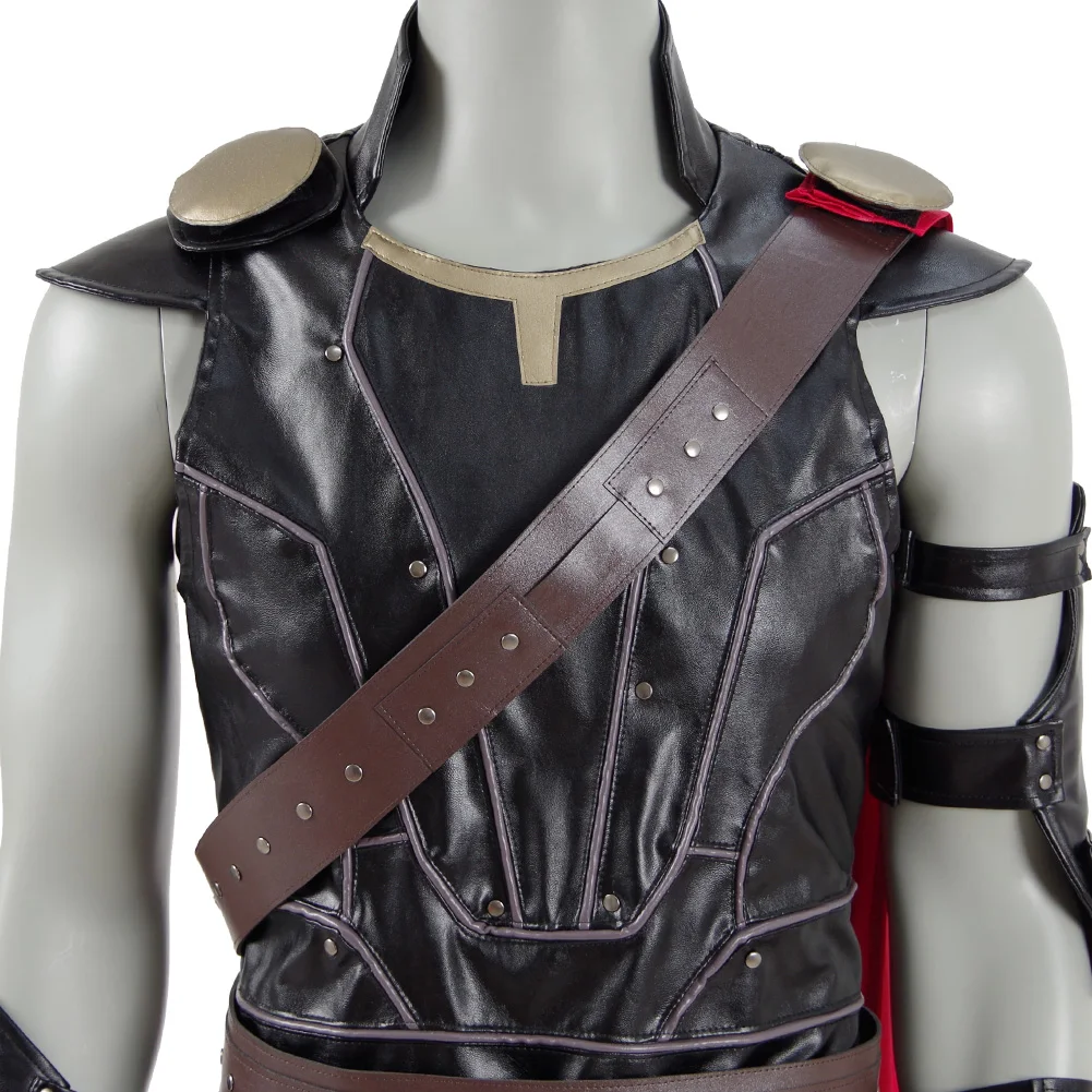 Cosdaddy Odinson Cosplay Cotume Men PU Battle Suit Superhero Costume for Halloween Party Show