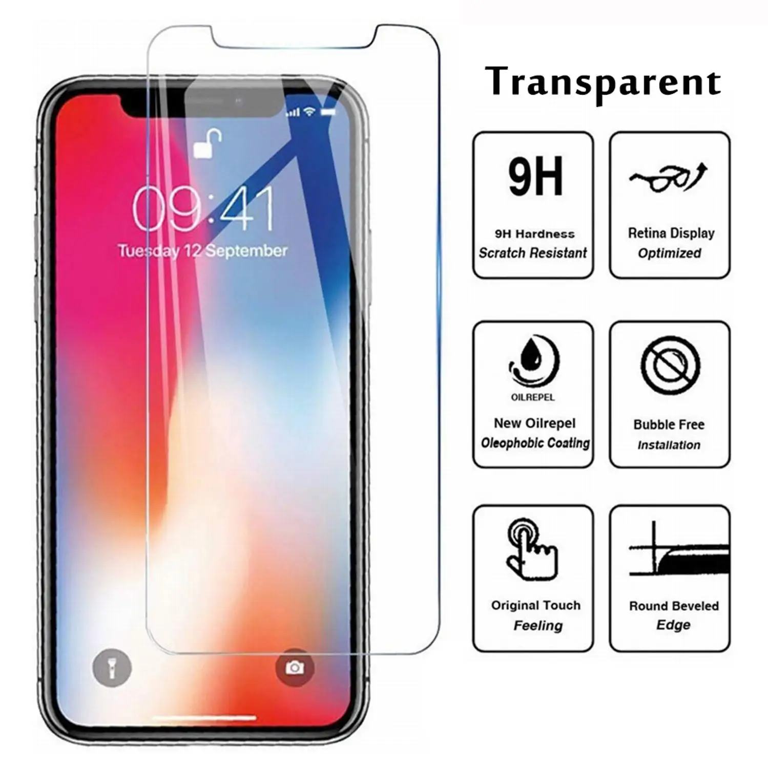 Защитное стекло 0,26 мм для iPhone 6 6s 7 8X11, Защитное стекло для iPhone 11 Pro 8 7 6 Plus XR X XS Max, закаленное стекло