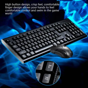 

Q9 Square Mouth Round Hole Keyboard And Mouse Set Wired Universal Office Computer Installed Machine Mouse And Keyboard Set