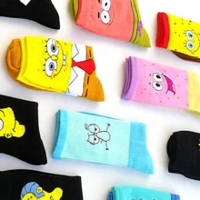 Корейские носки с забавными животными, модные носки с рисунками из мультфильмов для счастливых мужчин, новые хлопковые носки с очень милым рисунком