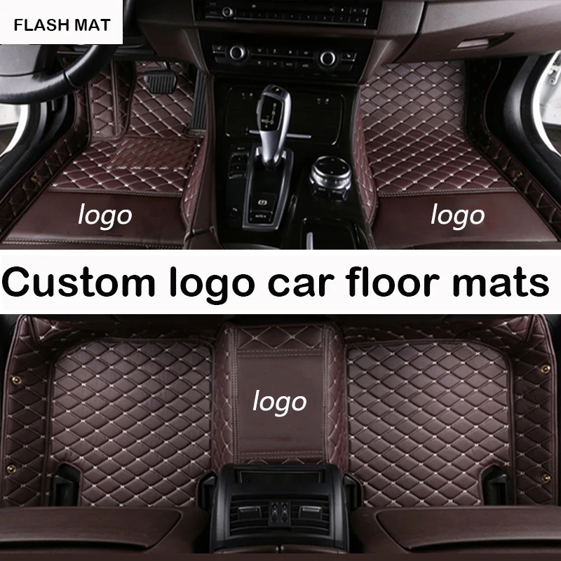 Автомобильные коврики с логотипом на заказ для toyota corolla rav4 camry auris prius fortuner yaris land