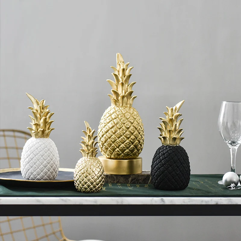 

Original Nordic Modern INS Pineapple Creative Decor Living Room Wine Cabinet Window Desktop Home Decoration Furnishing Prop