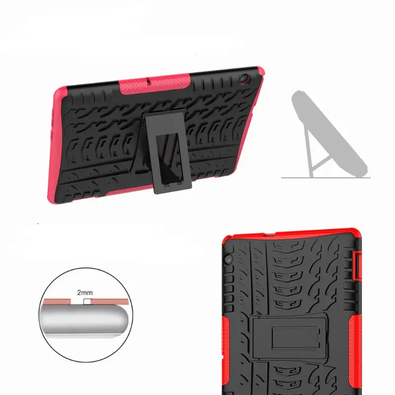 Suitable for Huawei Mediapad T5 10.1in hybrid solid hard rubber PC bracket