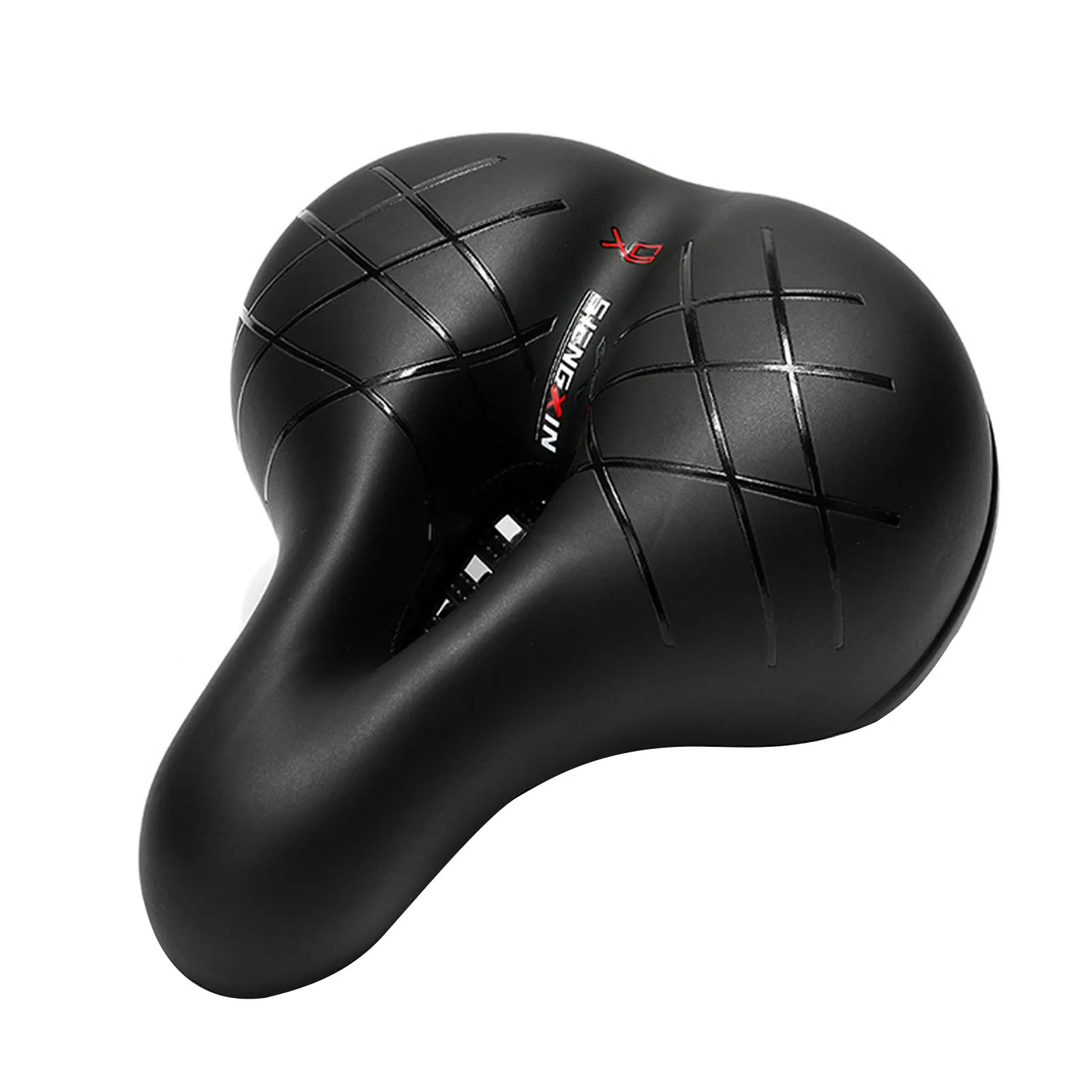 Bicycle Seat Double ShockAbsorber With Reflective Rear Seat Big Butt