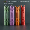 Flashlight Torch Convoy S21A with SST40 S2+ Plus 21700 Version Flash Light Green Purple Orange Red Camping Fishing Lanterna LED ► Photo 1/6