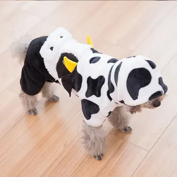 

Animal Jumpsuits Pet Dog Clothes Cartoon Clothing Dogs Super Small Costume Cute Warm Chihuahua Print Winter White Boy Mascotas