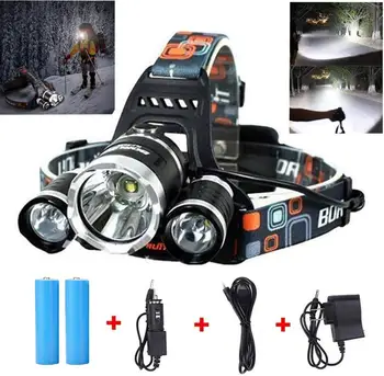 

2020Newest!Best LED Headlamp Flashlight 10000 Lumen - IMPROVED LED With Rechargeable 18650 Battery, Bright Head Lights
