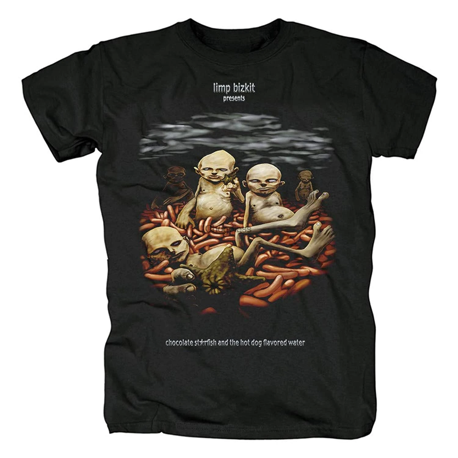

Men's TShirt Short Sleeve Shirt Limp Bizkit Rock Tee Women Hiphop Shirts(2)