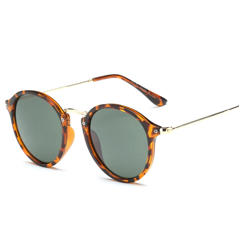 Round Metal Frame Mirror Sunglasses Women Men 2021 Retro Brand Designer Sunglasses Trending UV400 Wholesale