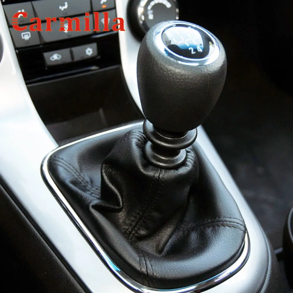 Автомобильный рычаг переключения передач, кожаный пылезащитный чехол, подходит для Chevrolet Cruze Sedan Hatchback 2009-2013 MT аксессуары