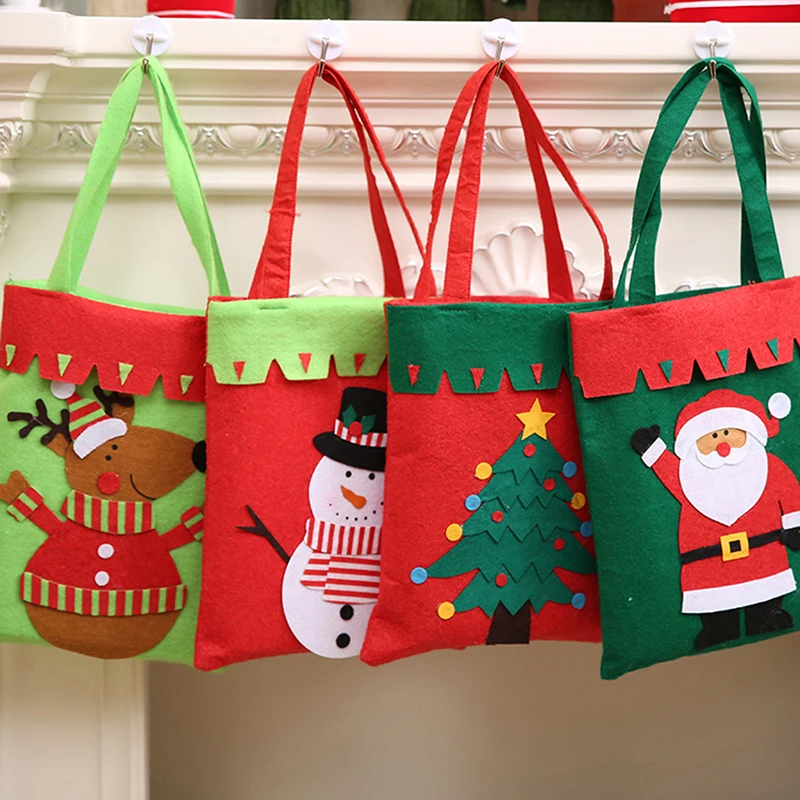 Tree Presents Christmas Candy Party Decorations Xmas Storage Packing Wrapper Supplies Decor Gift Christmas Navidad Gift Bag