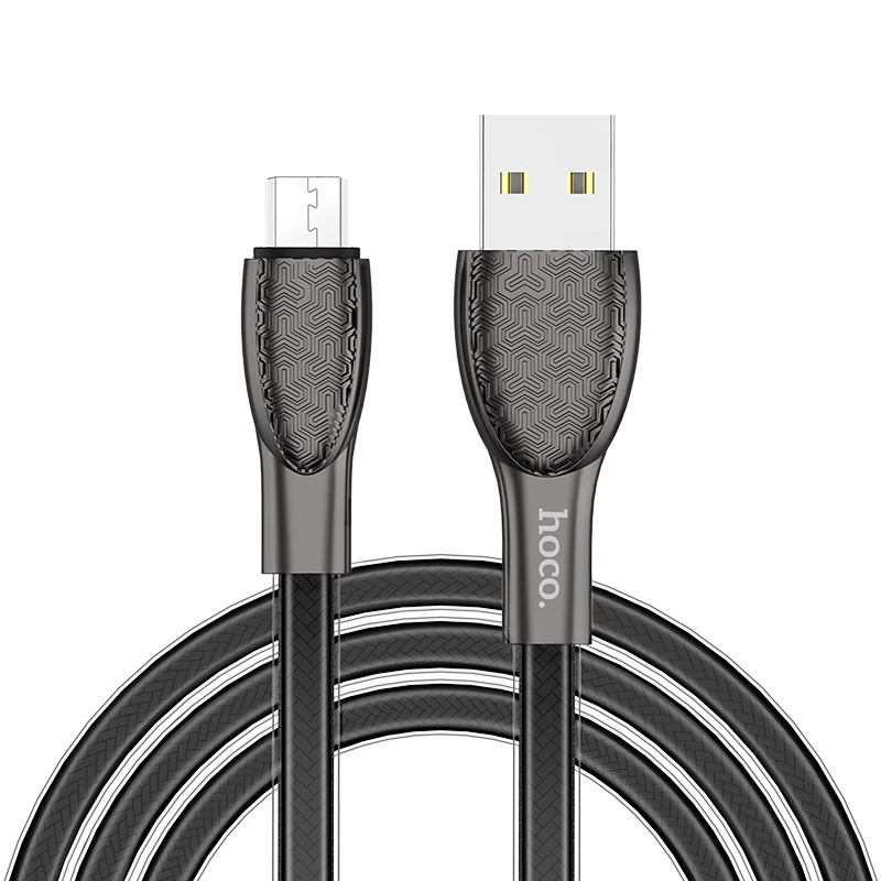 HOCO U52 10 шт./лот 1,2 м Прочный USB кабель для iPhone кабель Micro кабель для samsung USB кабель зарядное устройство провод