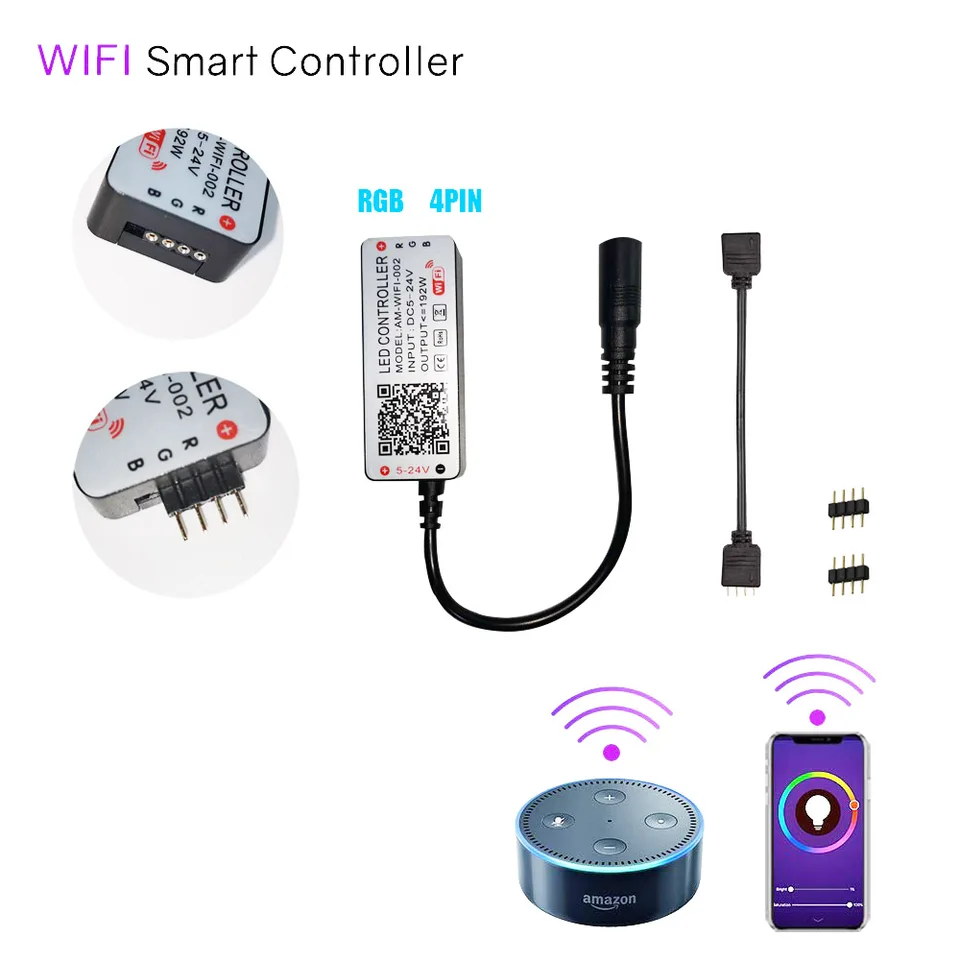 wifi led controller alexa