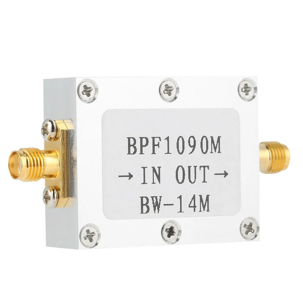 

1pc 14MHz SMA Interface Band-pass Filter 1090MHz ADS-B Aeronautical Bandwidth Narrowband filtering Accessories