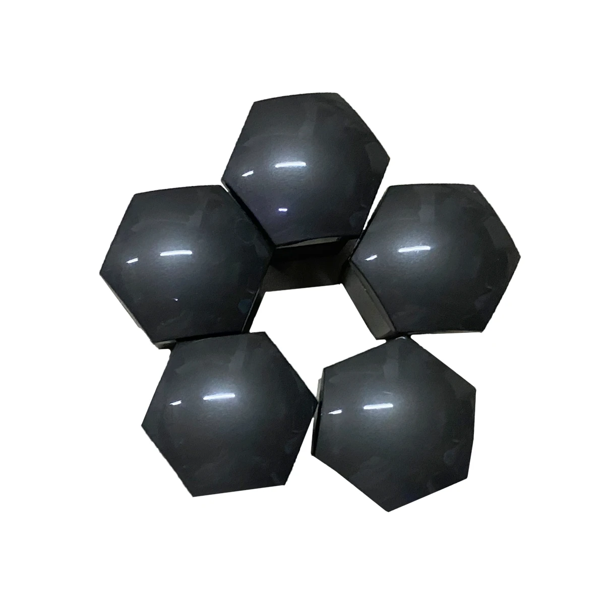 Dark Silver Wheel Lug Nut Bolt Cover 1/2/3/5PCS for Skoda Octavia 3 A7 Superb MK3 Yeti Fabia Karoq Kodiaq Rapid 1Z0601173