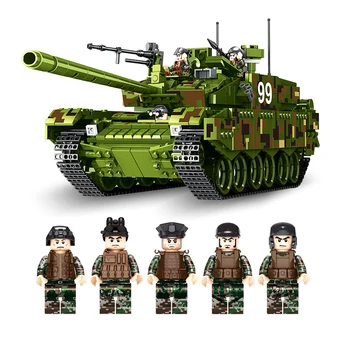 

AIBOULL PLS Military 632002 1339pcs TYPE 99 Main Battle Tank Building Blocks Bricks enlighten toys for children