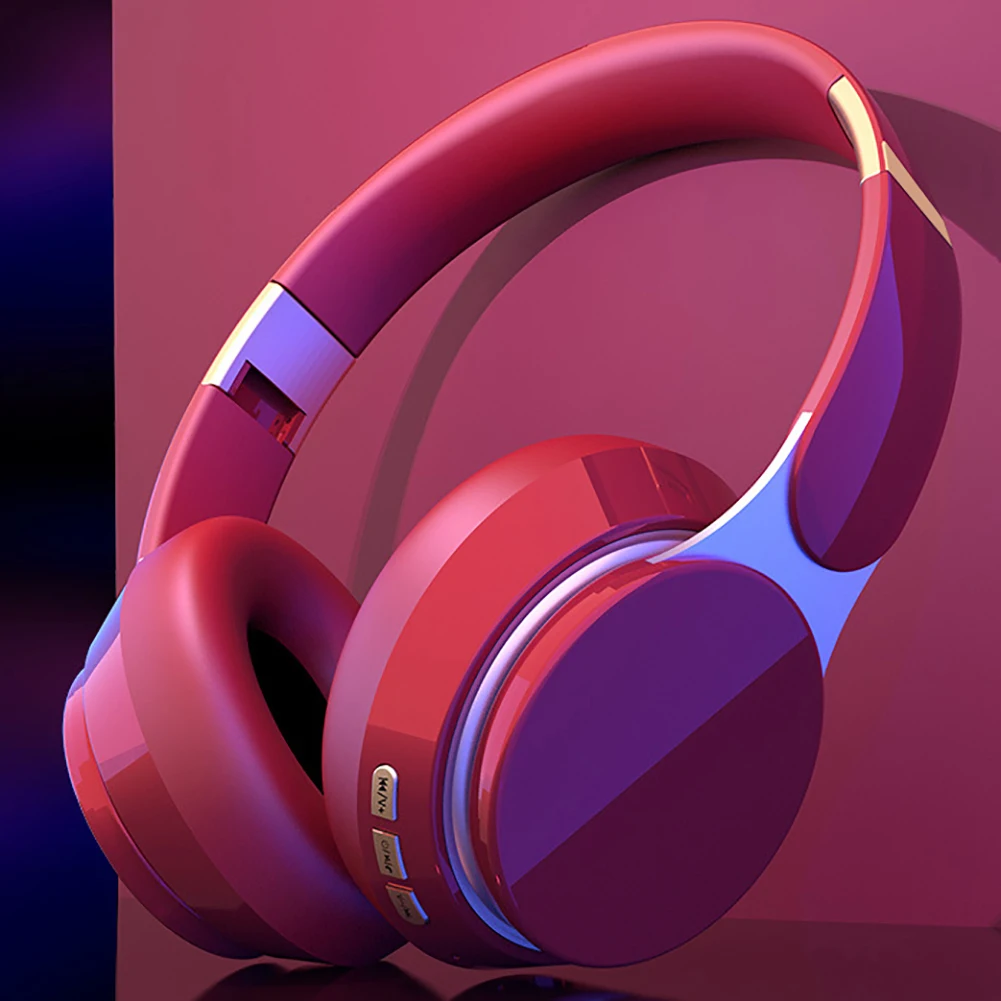 Bluetooth 5 0 Wireless Headphones Foldable Stereo Adjustable Headset with Microphone Music Player Earphones for Xiaomi Huawei