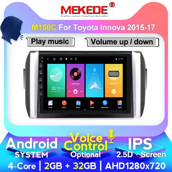 

MEKEDE M400 2 DIN 4+64GB Car GPS Multimedia Player For TOYOTA INNOVA 2015-2017 IPS DSP Built in carplay 4G LTE Head unit
