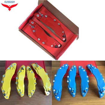 

KUNBABT 4 Pcs Metal Without Logo Disc Brake Caliper Covers Size L&M For 18-19 Inches Wheels