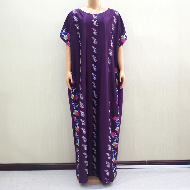 Бургундия Африканские платья для женщин Foulard Cheveux Femme Africaine цветочный узор напечатанный яркий бисер платье - Цвет: Бургундия