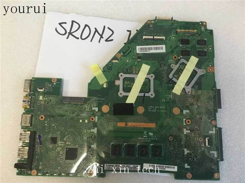 yourui For ASUS X550CC X550VC Laptop motherboard REV2.0 with i3-3110m CPU with 4GB RAM DDR3 Test ok