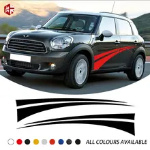 ^#Cheap 2X Creative Vinyl Car Styling Door Side Stripes Sticker Graphics Body Decal For MINI Cooper S Countryman R60 One JCW Accessories ^#Cheap 2X Creative Vinyl Car Styling Door Side Stripes Sticker Graphics Body Decal For MINI Cooper S Countryman R60 One JCW Accessories