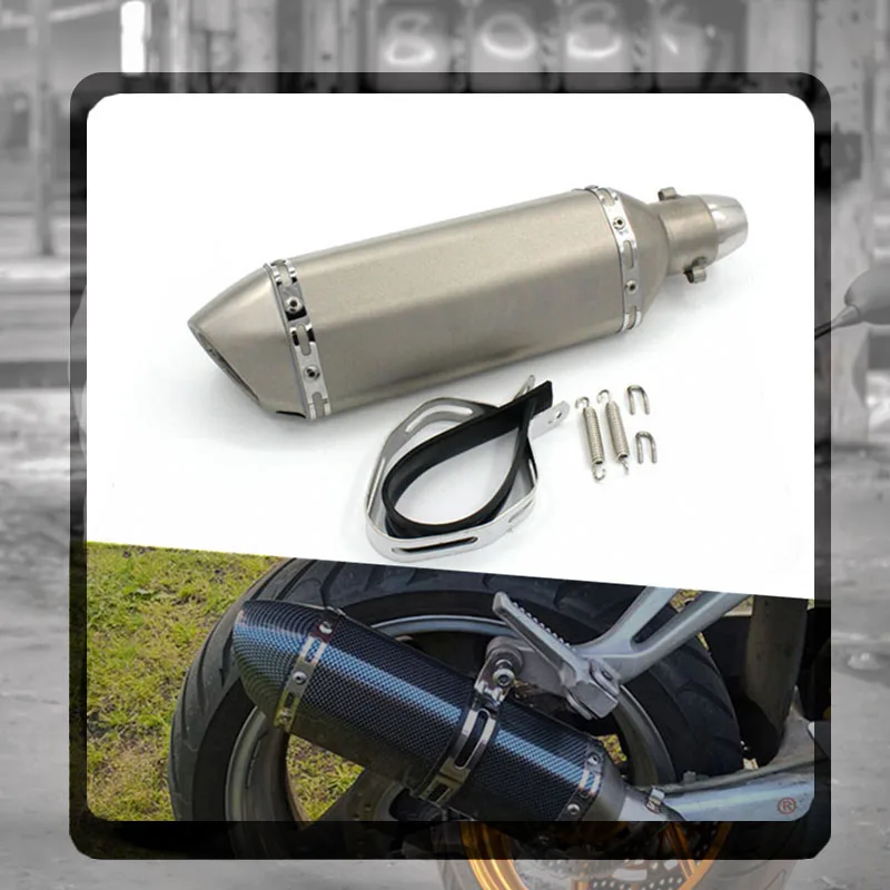 Для поездок на мотоцикле Ducati Monster 400 600 620 695 696 750 796 821 1100 51 мм аксессуары для мотоциклов Мото глушитель выхлопной трубы велосипедный горшок Побег
