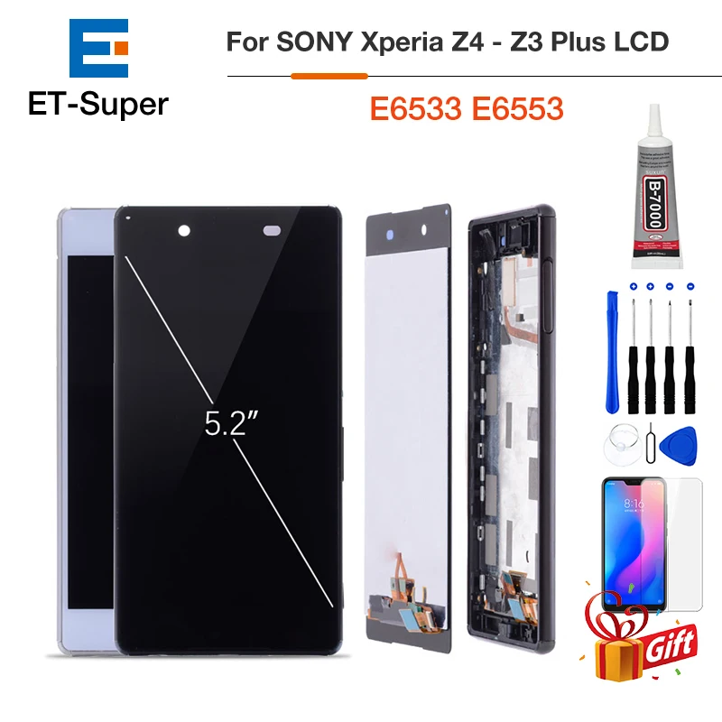 

Original LCD For Sony Xperia Z4 Z3 Plus Display E6553 E6533 E5663 LCD Touch Screen Digitizer Assembly Replacement Parts+Gifts