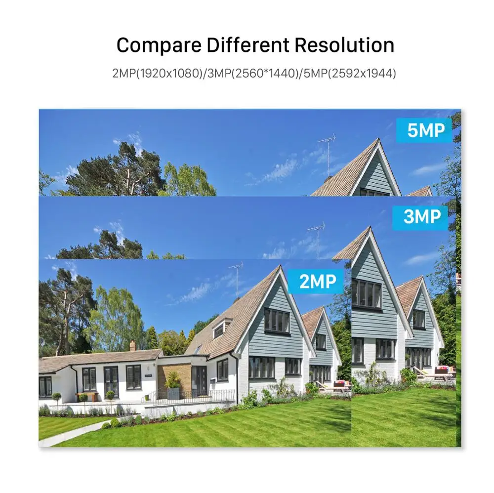BESDER 5MP IP Camera Wifi Outdoor IR Night Vision Motion Detect 1080P Security CCTV Camera IP Xmeya P2P RTSP 3MP Wireless Camera 4