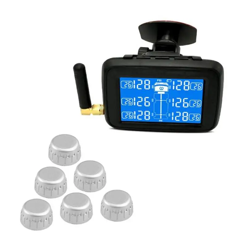 CAREUD U901T грузовик TPMS датчик давления в шинах системы w/6 внешних датчиков