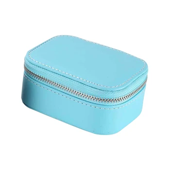 

Waterproof Multiple Partitions PU Leather Storage Display Desktop Bracelet Organizer Ring Necklace Jewelry Box Travel Carring