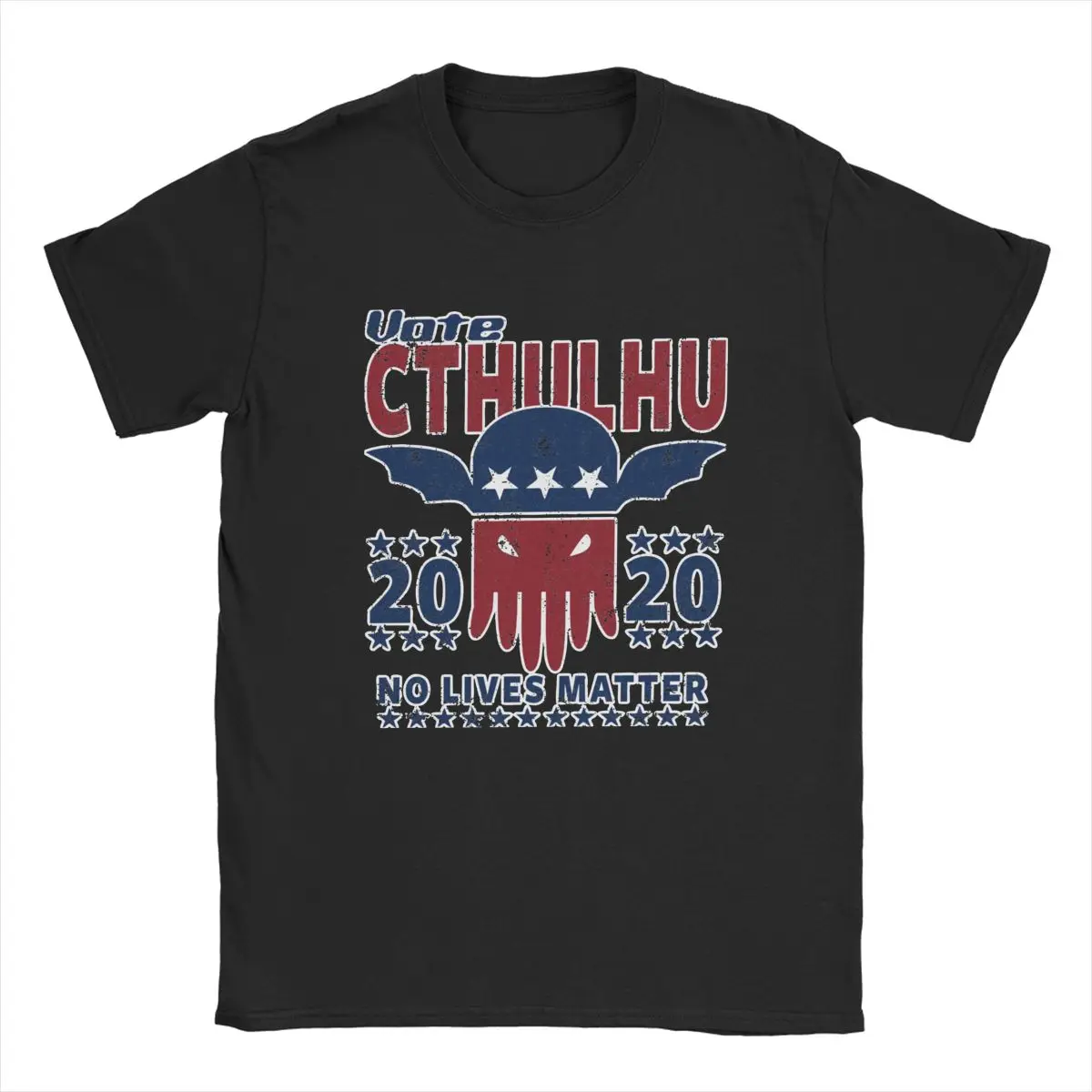 Vote Cthulhu 2020 и Lovecraft футболки для мужчин женщин из чистого хлопка необычные женские