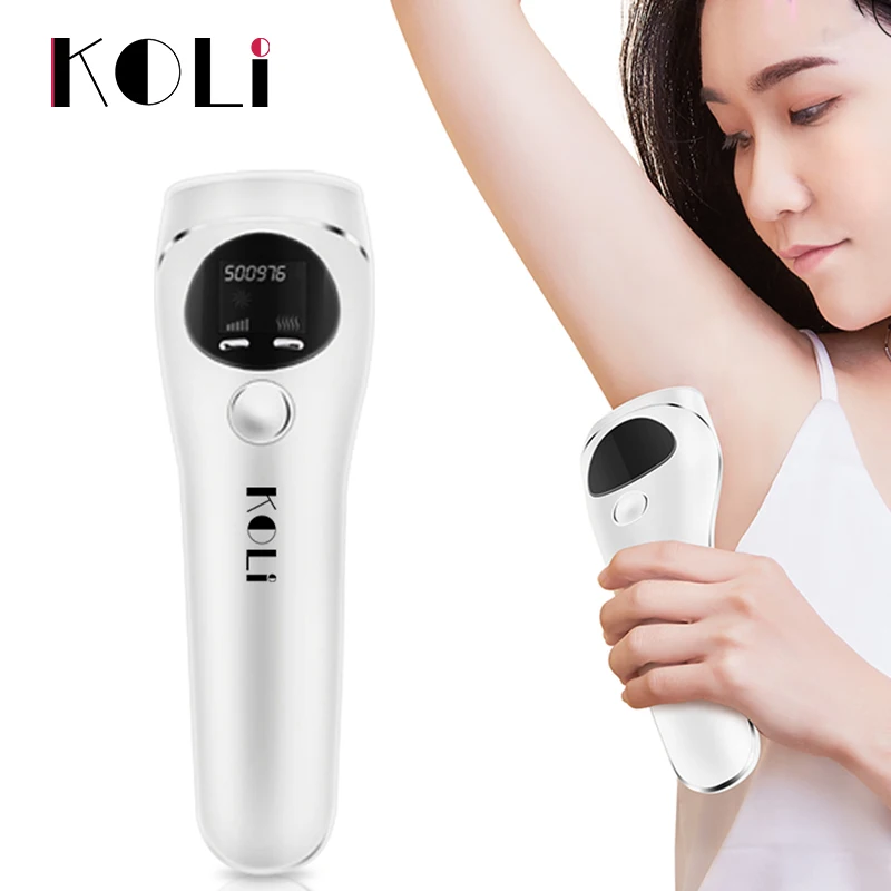 Koli IPL лазерный эпилятор Электрический для перманентного бикини + Бесплатная 10 шт.