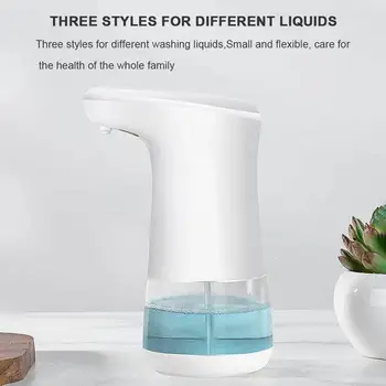 

320ml Intelligent Automatic Liquid Soap Dispenser Induction Foaming Hand Washing Device for Kitchen Bathroom (Without Liquid)