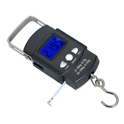 Balance électronique Portable 50kg, numérique suspendue en ABS, pour voyage, bagages, pesée de poche, pêche en plein air, outils de pesage 
