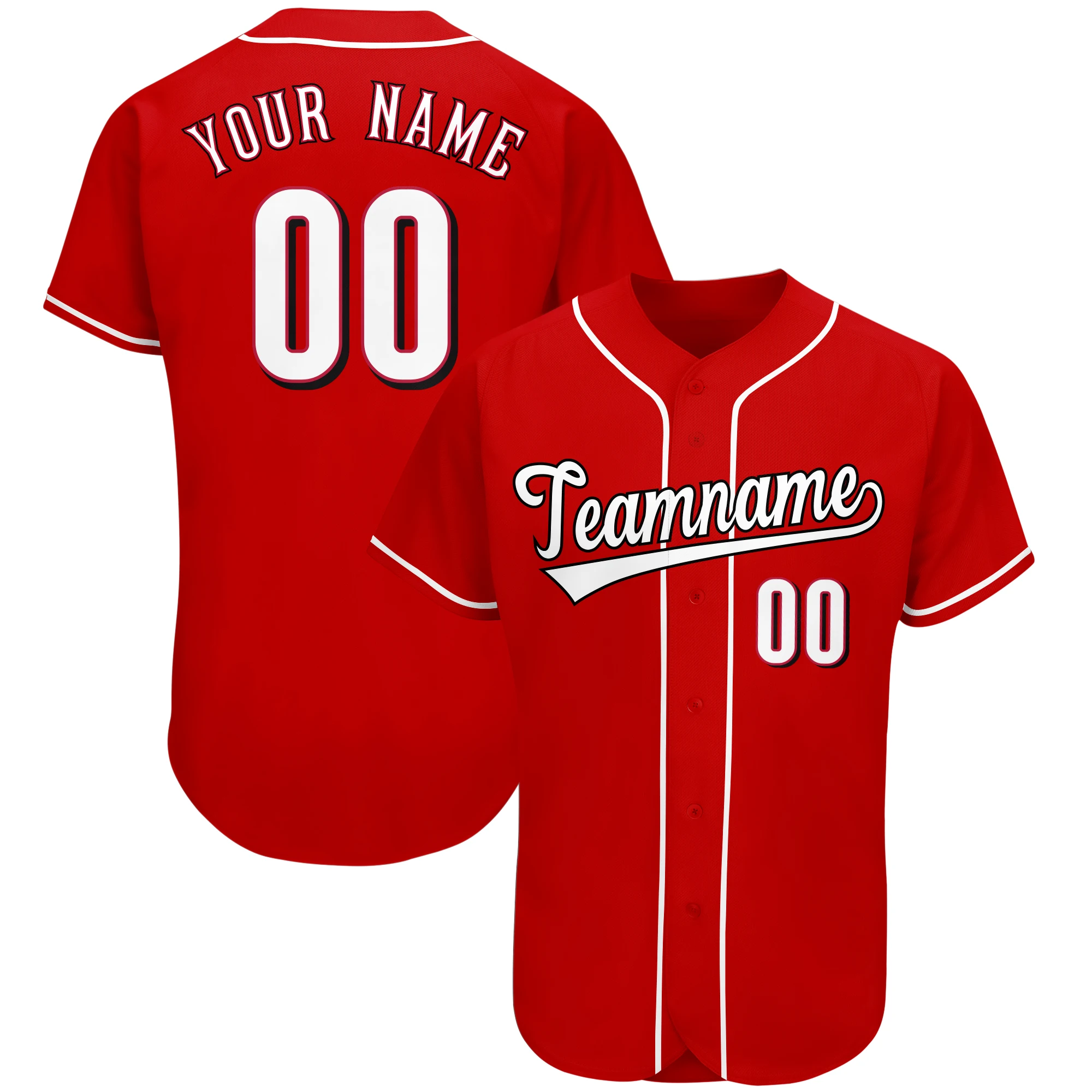 Baseball Jersey Full Sublimated Team Name/Numbers for Adults/Kids Outdoors Game/Party Hip Hop Streetwear Birthday Gift
