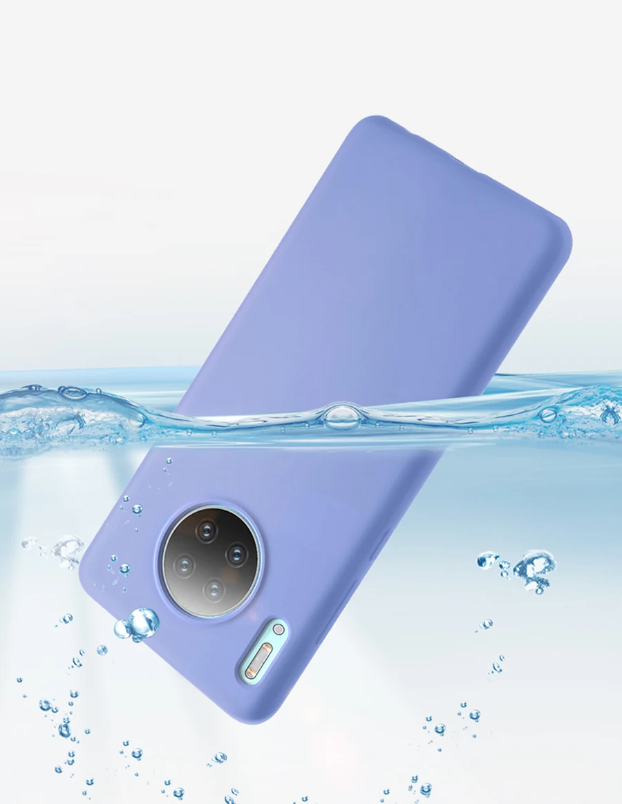 Чехол конфетного цвета для huawei mate 30 20 Pro P30 P20 Lite P Smart Z, жидкостный Мягкий силиконовый чехол для huawei P30 Pro