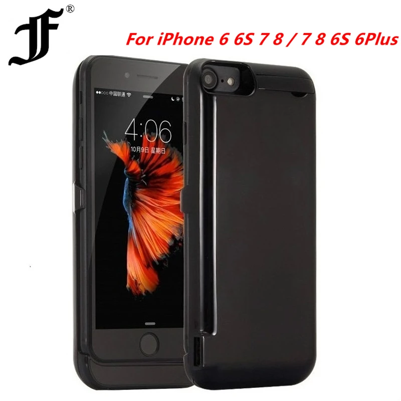 Новинка 10000 мАч чехол для iPhone 6 6s 7 8 зарядки аккумулятора 6S Plus внешнего