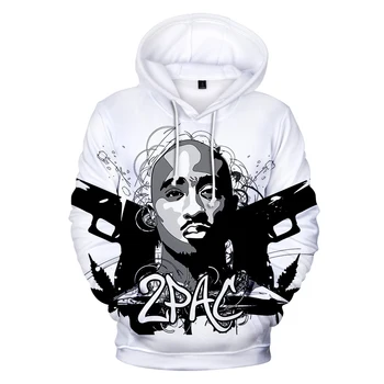 

Rapper 2PAC 3D Print Hoodie Men Women Fashion Coat New Casual Harajuku Style 3D Sweatshirt 2PAC Mens 3D Hoodies Pullover Tops