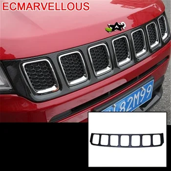 

Auto Wing Mirror Door Handle Headlamp Automobile Decorative Chromium Car Styling Protecter Accessory 17 18 19 FOR JEEP Compass