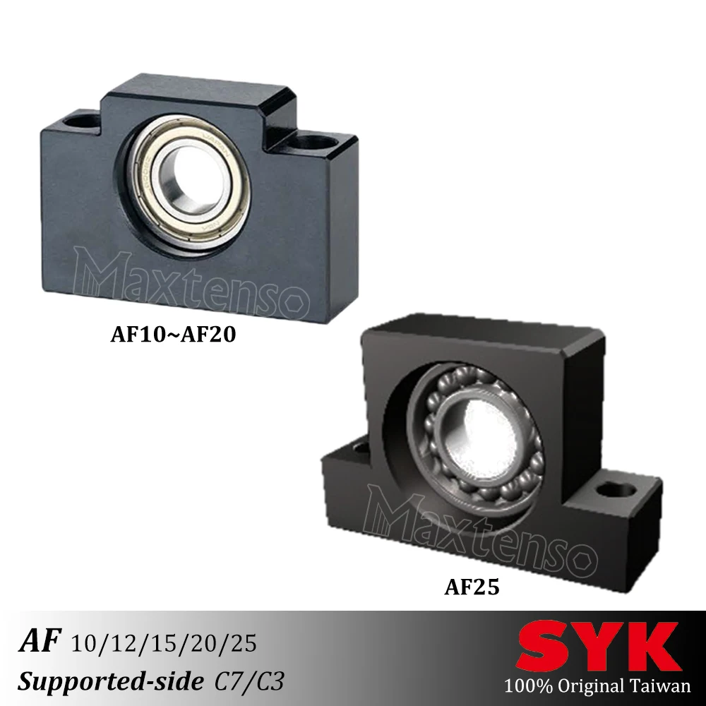 SYK Профессиональный блок поддержки AF10 AF12 AF15 AF20 AF25 поддержка ed-side C3 C7 для шарикового винта TBI sfu 1204 1604 Премиум части ЧПУ
