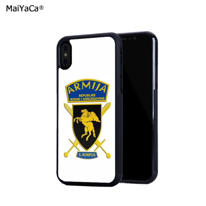 Мягкие боковые Чехлы MaiYaCa с флагом Боснии и гервицы для телефонов iPhone 11 12 mini pro 5s SE