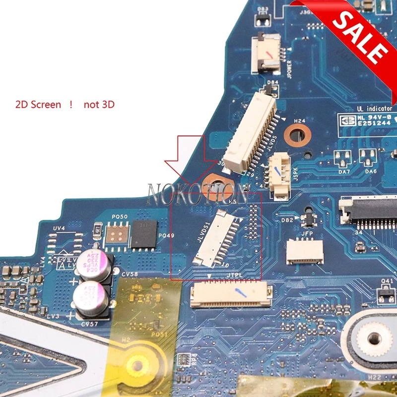 NOKOTION материнская плата для ноутбука Toshiba Satellite A660 A665 NWQAA LA-6062P K000104400 HM55 DDR3 GT330M основная плата полный тест
