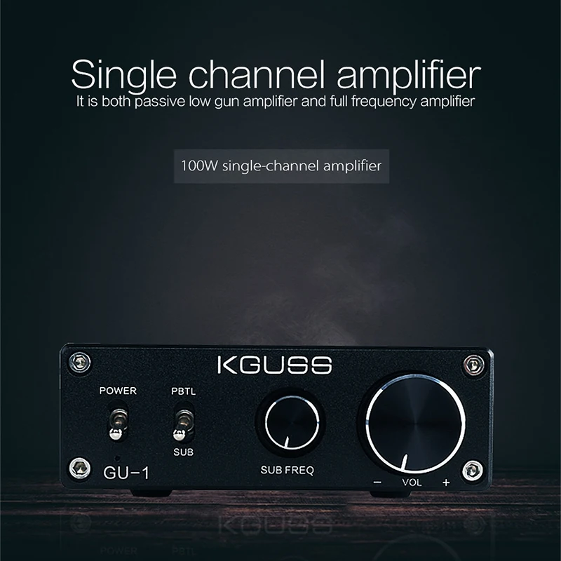 Kguss Gu-1 Hifi цифровой аудио усилитель 100 Вт x 2 Полнодиапазонный моно цифровой усилитель чип